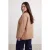 TRENDYOLMİLLA Dames Beige Effen Lang, Oversized Grote maten Trenchcoat- Jassen