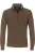 Redmond Half-Zip Sweater bruin, Effen