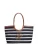 TOMMY HILFIGER Shopper  marine / bruin / wit