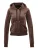 Juicy Couture Tall Sweatvest ‘ROBERTSON’  donkerbruin