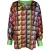 Mucho Gusto Blouse Beverly Hills Silk Multicolor Logomania Multicolor