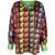 Mucho Gusto Blouse Beverly Hills Silk Multicolor Logomania Multicolor