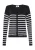 usha BLUE LABEL Gebreid vest  zwart / wit