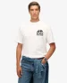 Oversized Record Label T-shirt White