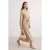 Trendyol Modest Dames Bruin Effen Maxi Lang Recht Modest Jurken