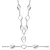 Orphelia Dames 925 Sterling Zilveren Set: Armband + Oorbellen – Zilver SET-020