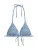 Marc O’Polo Bikinitop ‘ Shiny ‘  blauw / wit