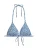 Marc O’Polo Bikinitop ‘ Shiny ‘  blauw / wit