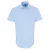 Premier Heren Poplin Stretch Overhemd met Korte Mouwen (Lichtblauw)