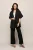 Roseline Kimono Blazer Zwart / Wit