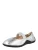 ASH Ballerina met riempjes ‘MAYA03’  zilver
