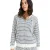 Gestreept dames sweatshirt met capuchon Roxy Perfect