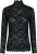 Neo Noir Top Liza Laceflower Navy dames