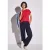 Street One Dames Shirt met trekkoord in Rood
