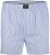 Steppin’ Out Boxershort Poplin Streep Blauw