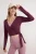 TRENDYOLMİLLA Dames Paars Effen Lang Bolero Blouses