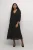 Jurk Regular fit Black/White dot black offwhite