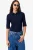Lacoste Dames Poloshirt donkerblauw, Effen