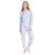 PJ Salvage Dames/Dames Franse Bulldog Pyjama Set (Lichtblauw)