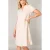 Base Level jurk met linnen Yacin beige