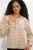 Dames Geruite Viscose Poplin Overhemd