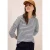 Cecil Dames Gestreept shirt met structuur in Blauw
