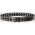 AllSaints Iryna Belt Black/antiq Nickel