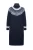 Ulla Popken Gebreide jurk  blauw / wit