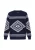 IZIA Trui  navy / wit