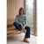 Longsleeve met boothals en strepen