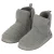 Apollo teddy pantoffels grijs