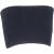 Chloé ribgebreide tube top in marineblauwe wol