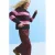 Mango Kids corduroy casual broek – bordeauxrood
