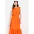 LOLALIZA maxi jurk oranje