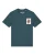 Watapparel Shirt ‘Königin der Herzen’  petrol / wit