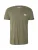 ALPHA INDUSTRIES Shirt  olijfgroen / wit