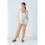 Zand Open Front Linnen Vest
