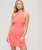Rib Racer Jurk met Borduursels Cream