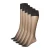 Anytime panty kniekousen 20 denier – set van 5 zwart
