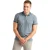 Heren Korte Mouwen Katoenen Polo Shirt met Micro-Design Textuur PRI2634