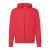 Fruit of the Loom Klassieke herenhoodie met rits (Rood)