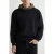 TRENDYOL MAN Heren Zwart Slogan Lang Oversized Sweatshirts