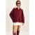 Oversized Pluche Jas met Bontkraag