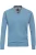 Redmond Regular Fit Trui V-halsblauw, Effen