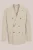 WE Fashion – Heren slim fit double breasted blazer met micropatroon – Slim Fit – Beige – Katoen –