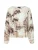 monari Blouse  beige / donkerbruin / wolwit