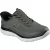 Skechers Summits Leyter Textiel Heren Sneakers Olijf/Zwart