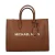 Michael Kors Bruine Leren Handtas