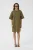 Jersey jurk Oversize fit olive