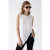 Lange Chiffon Mouwloze Blouse